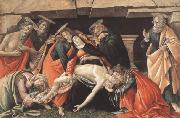 Sandro Botticelli Lament for Christ Dead,with St Jerome,St Paul and St Peter oil